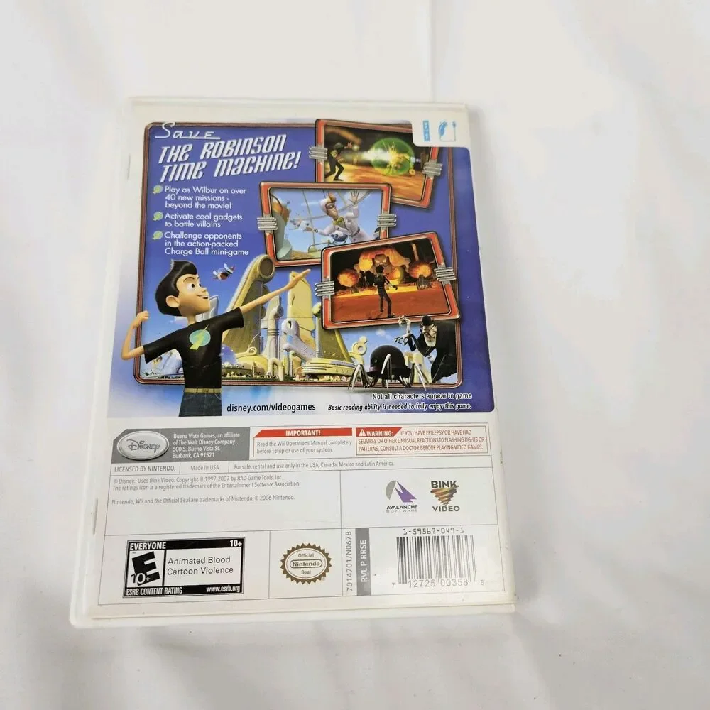 Meet the Robinsons (Nintendo Wii, 2007) Sealed- BRAND NEW